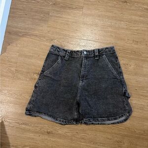 wild fable Black High-Rise Denim Shorts